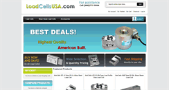 Desktop Screenshot of loadcellsusa.com