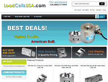 Tablet Screenshot of loadcellsusa.com
